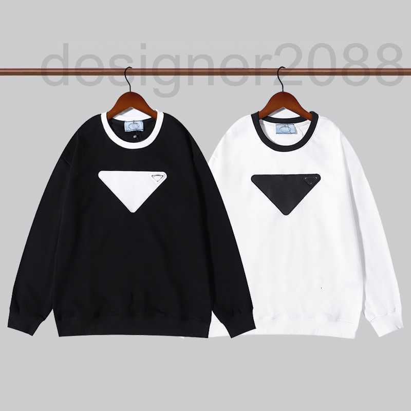 

Men's Hoodies & Sweatshirts Designer luxury Womens chest Triangle label Man Paris Fashion Tee Top Quality Tees Street long Sleeve black purple WNP1, Big letters