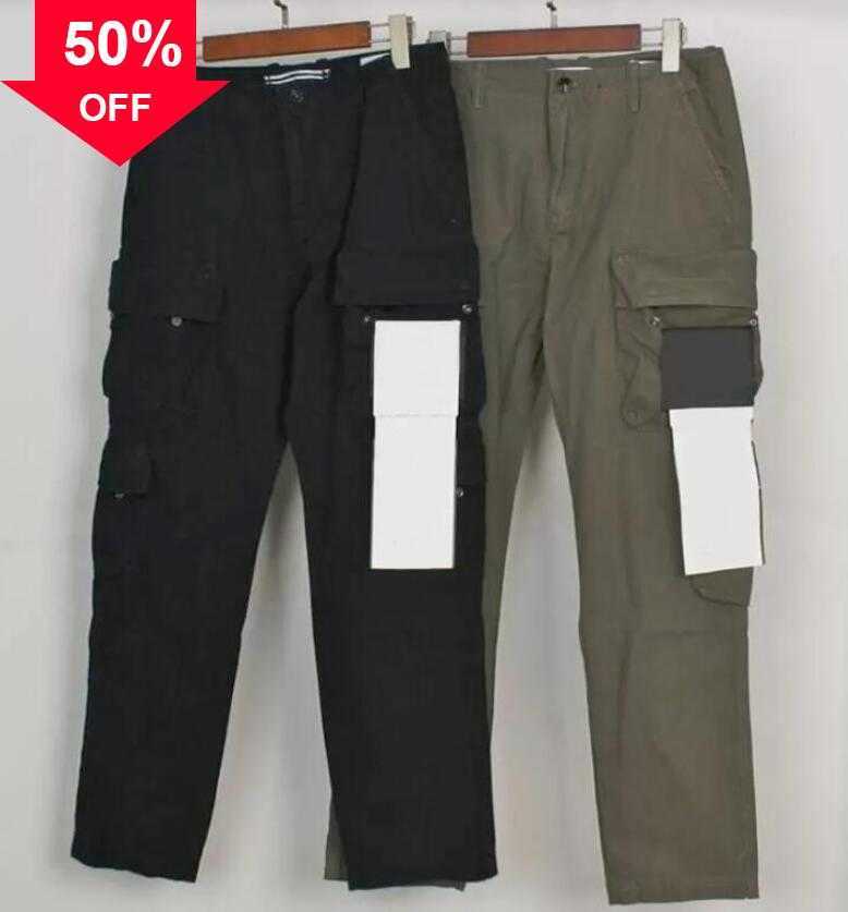 

Men's Pants High Quality Badge Patches Mens Track Pant Fashion Letters Design Jogger Cargo Zipper Fly Long Sports Trousers Homme Clothing s to 2xl size, No1