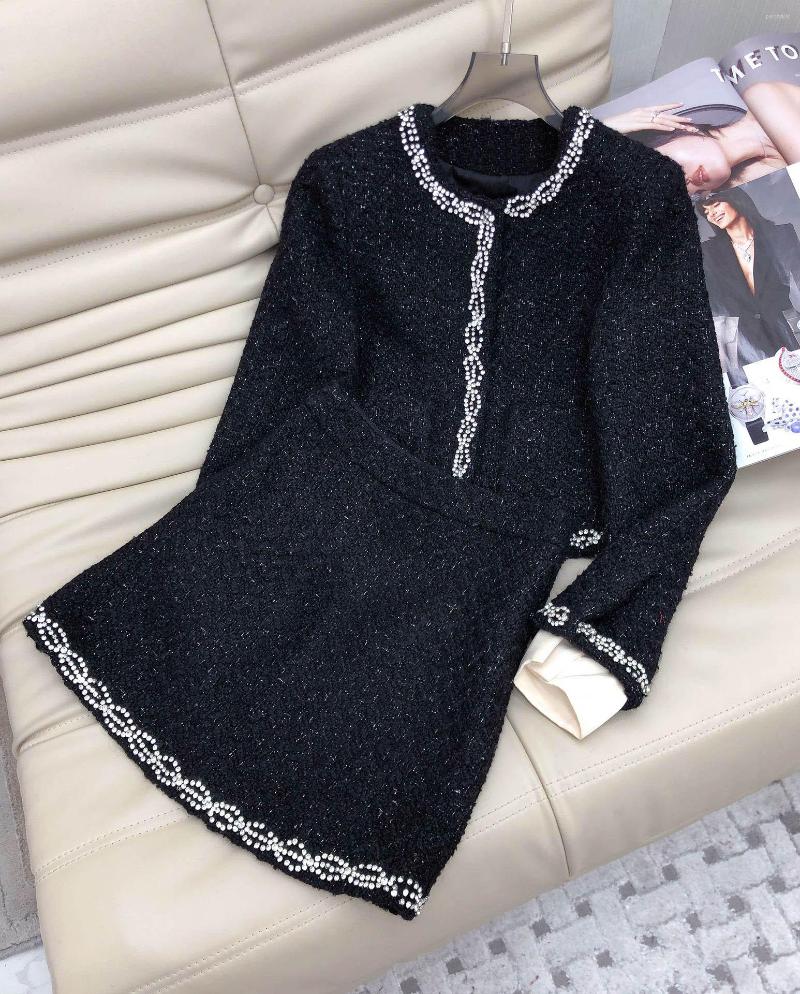 

Work Dresses 2023 Women' Fashion Suit Short Coat Skirt 2-piece Set 1230