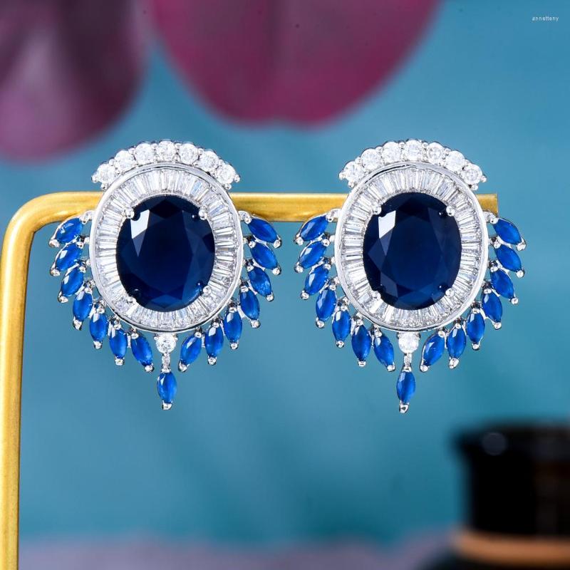 

Stud Earrings Siscathy Korean Fashion Zirconia Crystal For Women Female Luxury Pierced Earring Wedding Party Jewelry Accessories