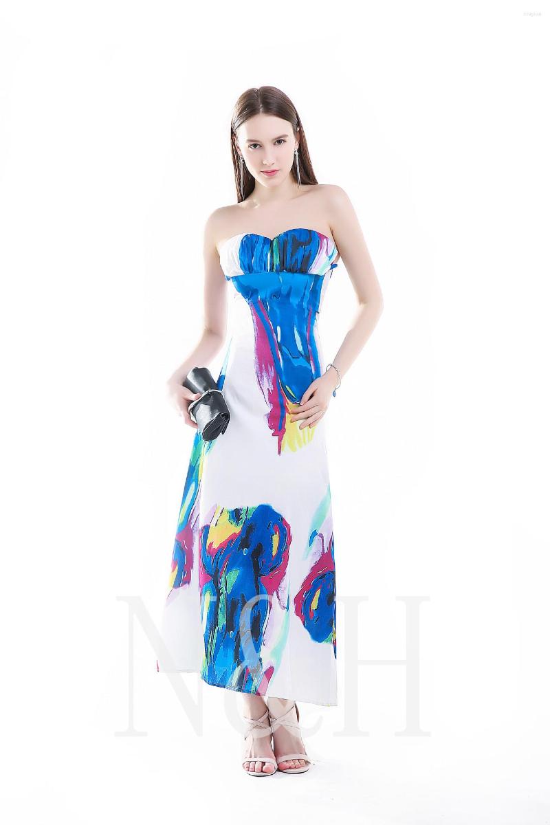 

Casual Dresses Strapless Print Dress Slashneck Dinner Evening Birthday Party Special Occasion Long Gown Vestidos De Festa 2023, Aspicture