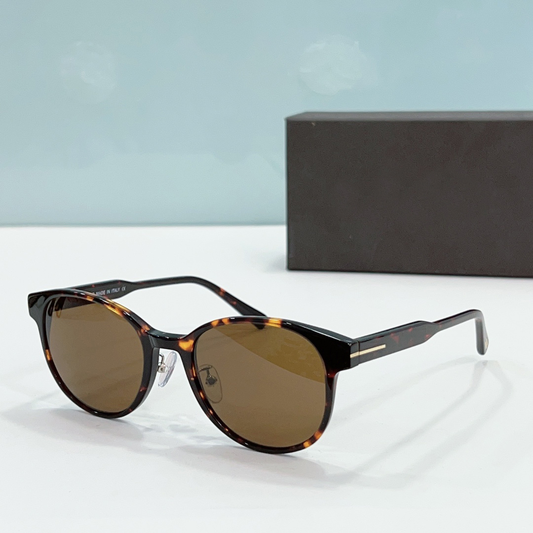

Havana Brown Retro Round Sunglasses for Men Sunnies Designer Sunglasses Sonnenbrille UV400 Eyewear with Box