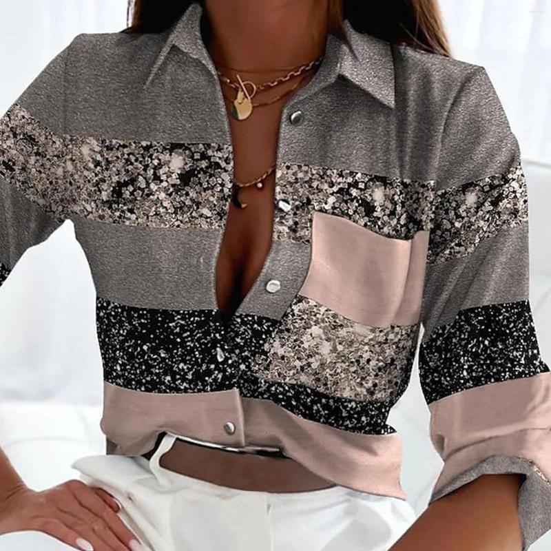 

Women's Blouses Women's Shirt Blouse Graphic Abstract Camisas De Hombre Art 3d Digital Print Chemise Femme Blusas Breathable Vintage, Black