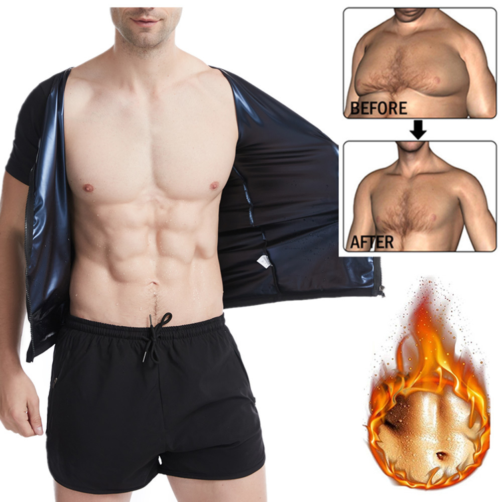 

Men's Tracksuits Men Shapewear Waist Body Shapers Trainer Lost Weight Control Tummy Strap Slimming Fitness Neoprene Sauna Sweat Belt 230419, Sleeveless 1pc