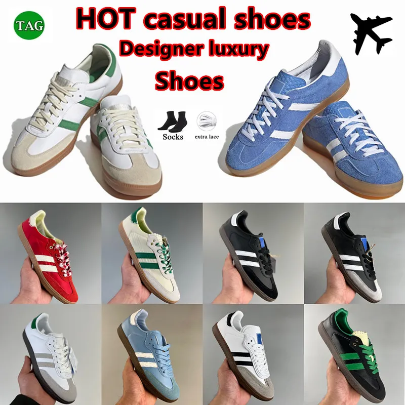 

designer shoes Hotsale Fashion Luxurys Casual Shoes sneakers for men women Samba Series BW Army Skate Sneakers Black White Gum Mens Womens Trainers Size 36-44, As shown in the figure1