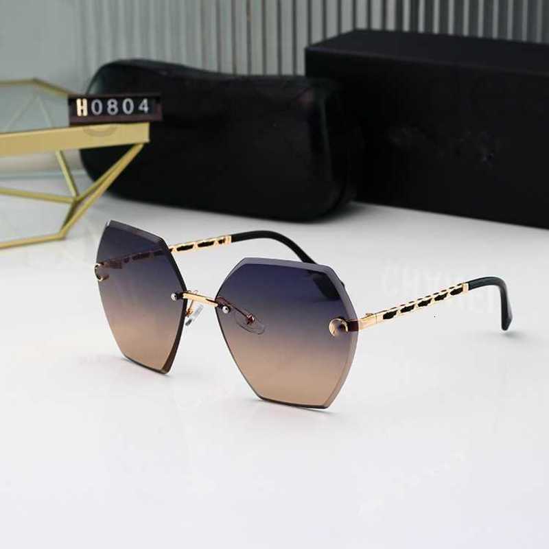 

Sunglasses designer 2023 Polygonal Women's New Glasses Print ENN4