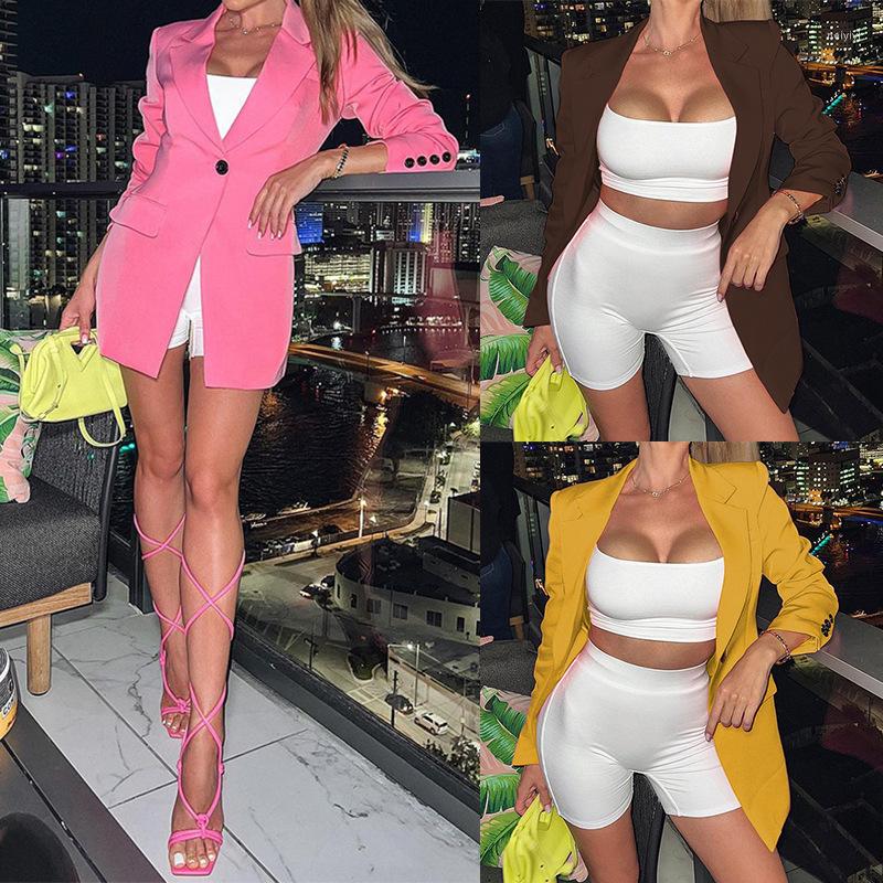 

Women' Suits 2023 Spring Women' Blazers Temperament Commuter Fashion Long-sleeved Small Suit Jacket