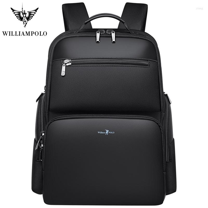

Backpack Men's Shoulder Bag Business Leisure Multi-functional Travel Trip Large-capacity Commuter Computer Trend, Black