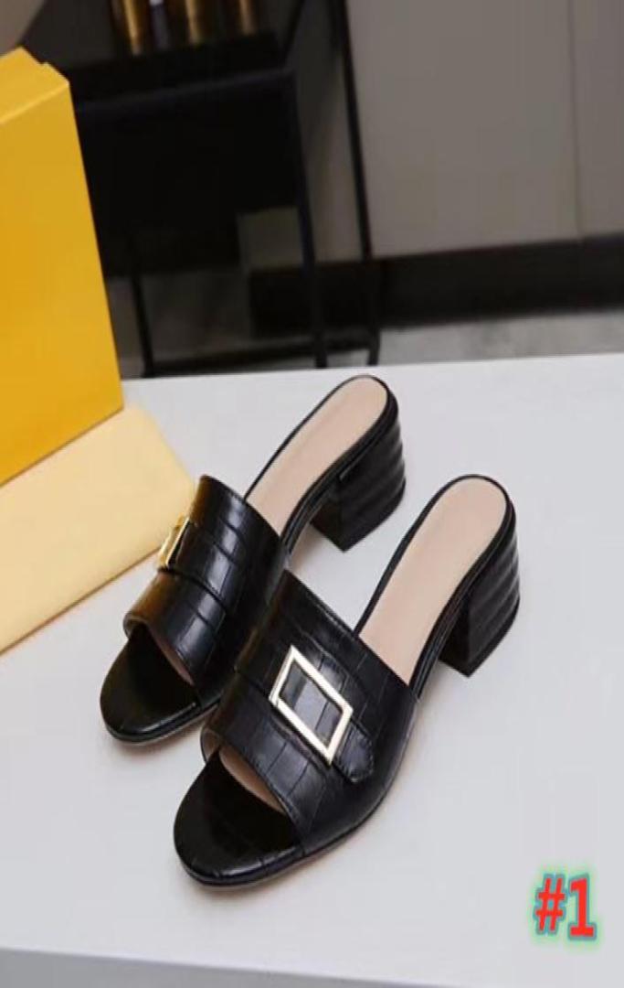 

women039s fashion casual slippers indoor slippers ladies sandals Beach shoes with box whole Large size 3543with box3332805, Blue