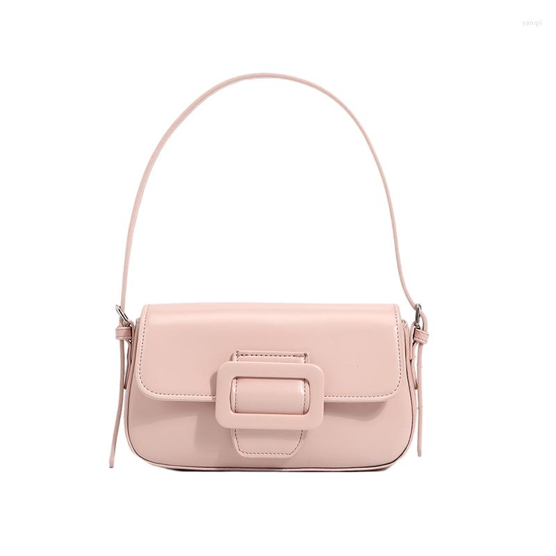 

Evening Bags Candy Color Leather Shoulder Bag Women High Quality 2023 Trend Purses And Handbags Luxury Designer Female Underarm Messenger, Purple