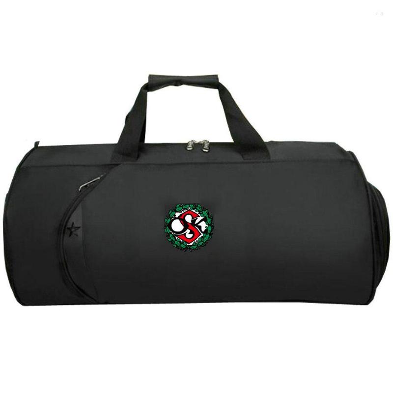 

Duffel Bags Orebro SK Bag OSK Fans Travel Tote Sportklubb Team Train Sling Handle Trip Duffle Print Luggage, Black