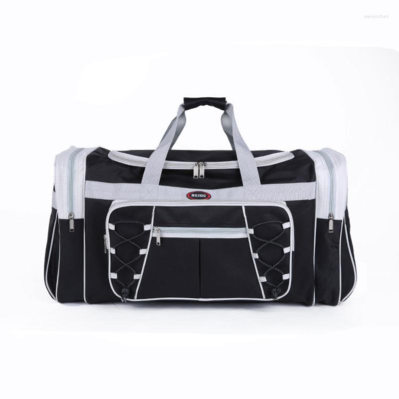 

Duffel Bags Large Leisure Travel Duffle Folding Trolley Women Men High-capacity Handle Luggage Weekend Multifunctional Suitcase