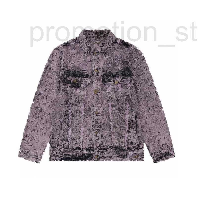 

Men's Jackets Designer 2023 Men designer Coat Denim Jacket tassels tie dye pockets 1854 Jacquard lettes figured pattern long sleeve women 0CB2
