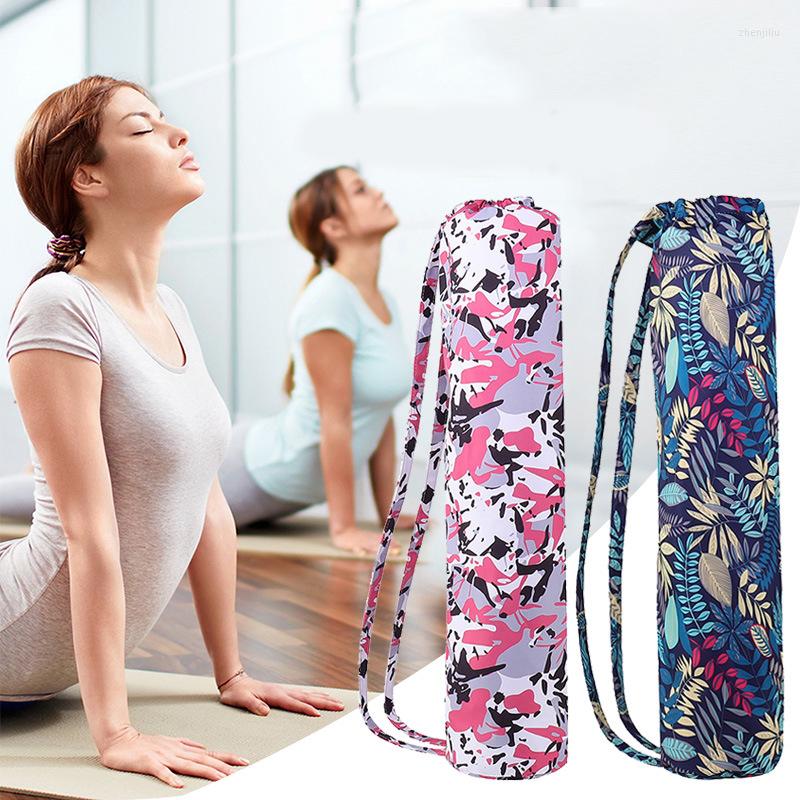 

Outdoor Bags Fashion Yoga Mat Carry Bag Waterproof Sport Gym Fitness Pilates Shoulder Strap Carrier Backpack, Pink