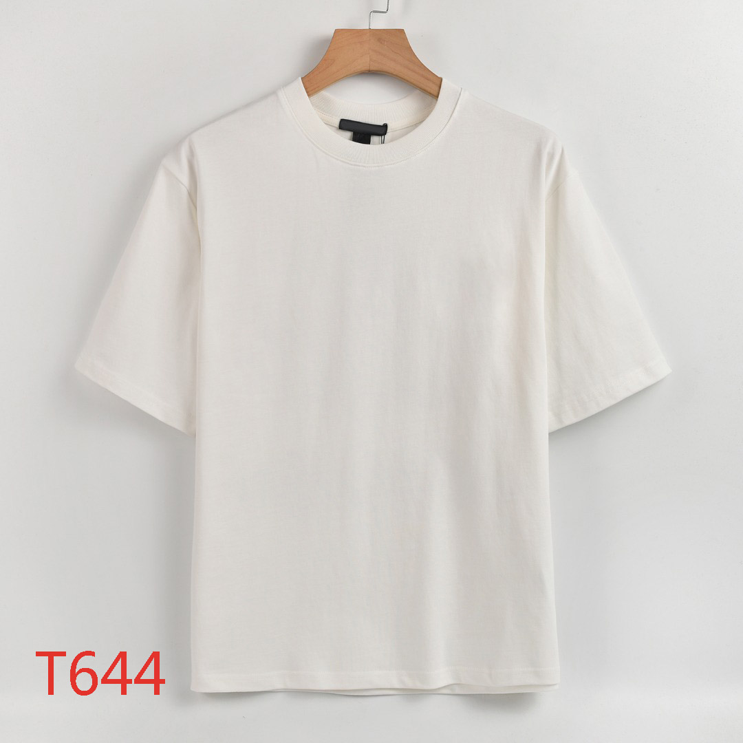 

T644 Printed Round Neck Short Sleeve T-shirt Half Sleeve Sweatshirt Couple Boat Anchor Cross Flower Personalized Fashion Classic Letter Punk Hip Hop Style