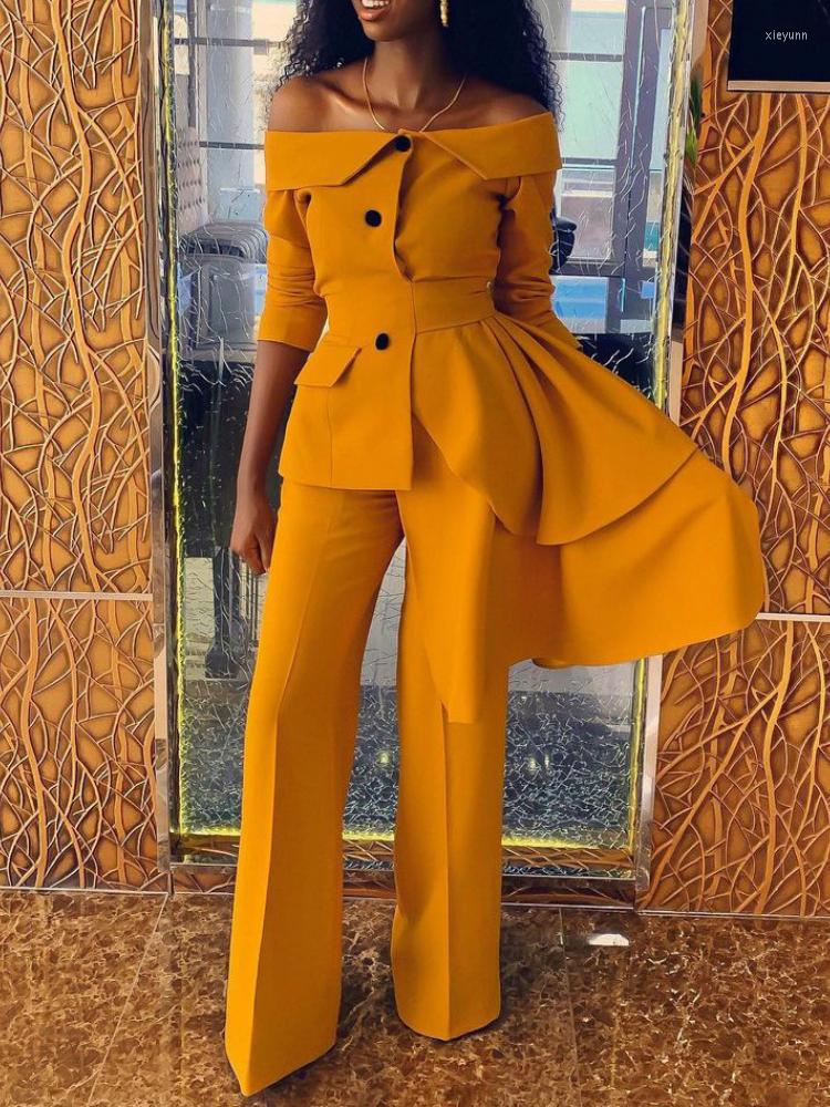 

Women' Two Piece Pants Sets Womens 2023 Spring And Summer Fashion Style Commuter Suit Set Outifits, White
