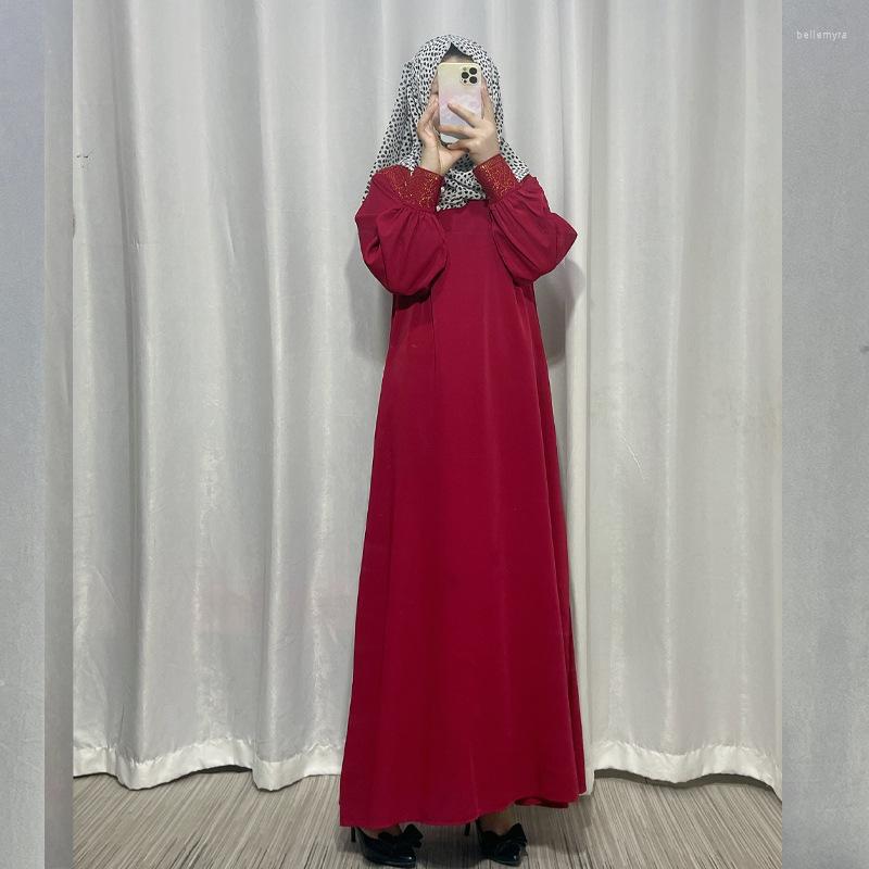 

Ethnic Clothing Eid 2023 Prayer Muslim Party Dress Diamond Morocco Women Abaya India Abayas Ramadan Dubai Kaftan Robe Longue Vestidos Largos
