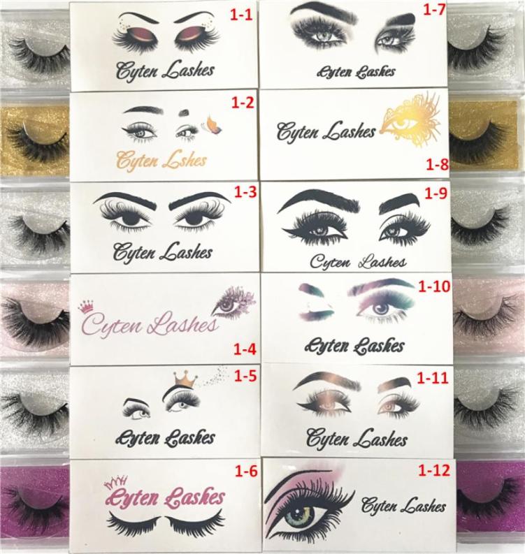 

Logo Mink Eyelashes 3D Mink Lashes Thick HandMade Full Strip Lashes Cruelty Luxury Mink Lashes False Eyelashes8309228