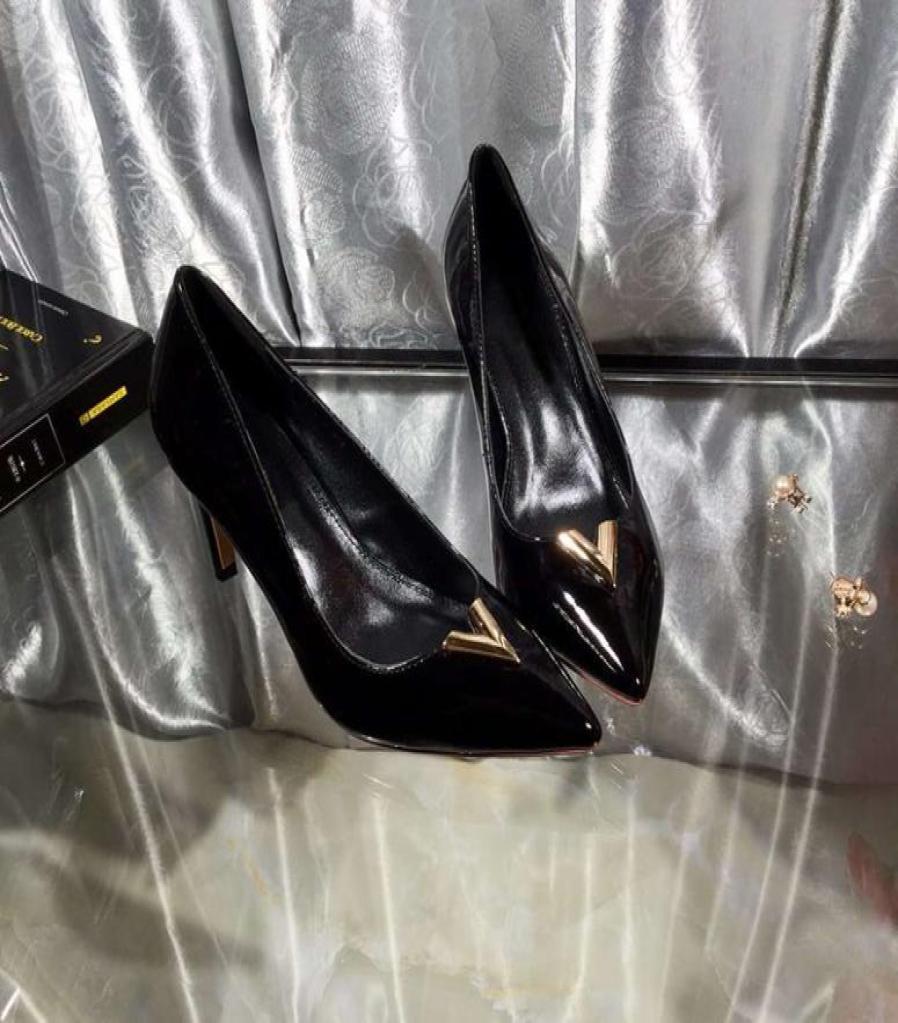 

Heel Brand Pointed Designer Slingbacks Women Single shoes High Heels Ladies Shoes Elegant black banquet shoe Heel 8cm Original bo2872857