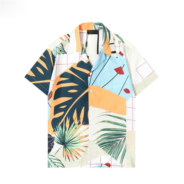 

Men Designer Shirts Summer Shoort Sleeve Casual Shirts Fashion Loose Polos Beach Style Breathable Tshirts Tees Clothing#27