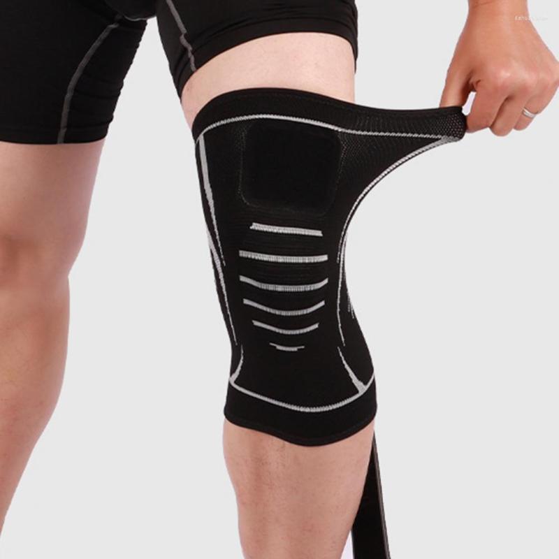 

Knee Pads 1Pc Sleeve Elastic Skin-touch Pressure Belt Design Support Compression For Basketball Pad, Black