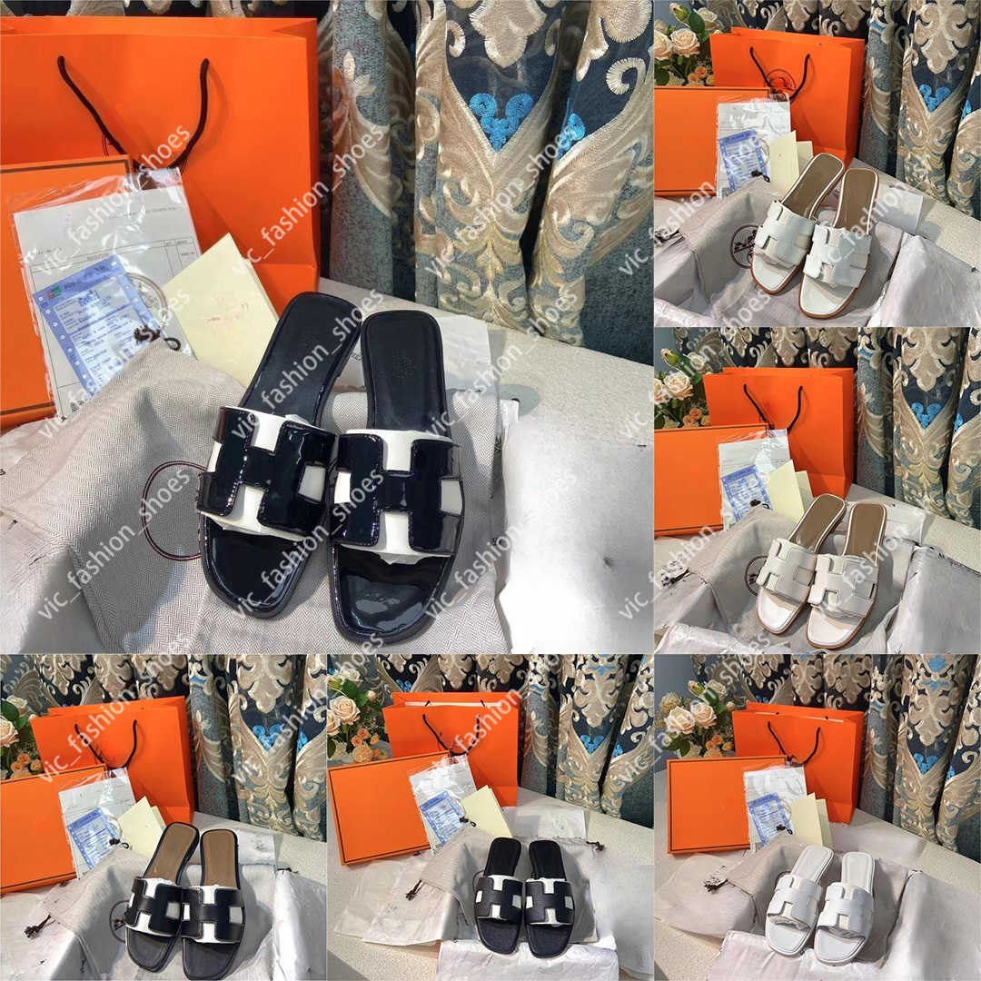 

7A H Womens Summer Sandals Beach Slide Slippers Crocodile Skin Leather Flip Flops Sexy Heels Ladies Fashion Designs Orange Scuffs Shoes, 29