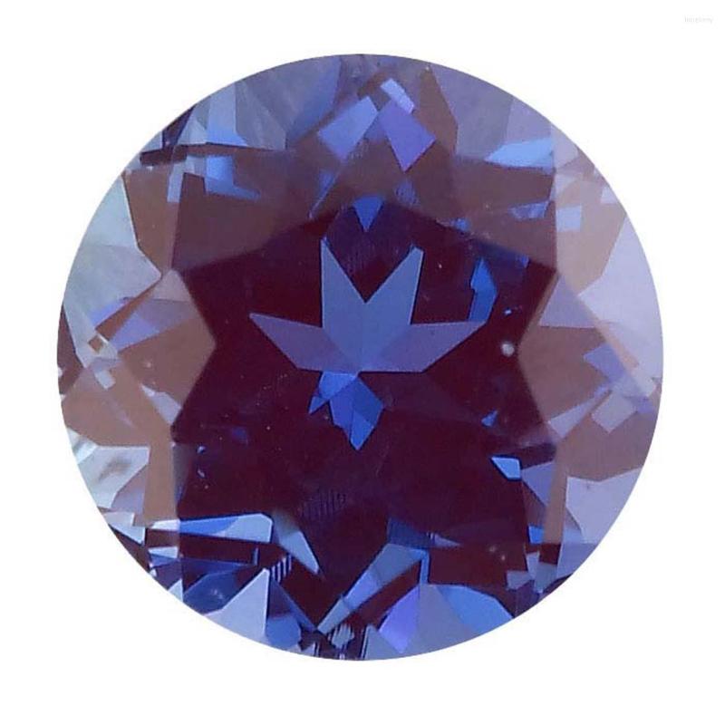 

Loose Diamonds Beautiful Alexandrite Round 4X4mm Stone Selling