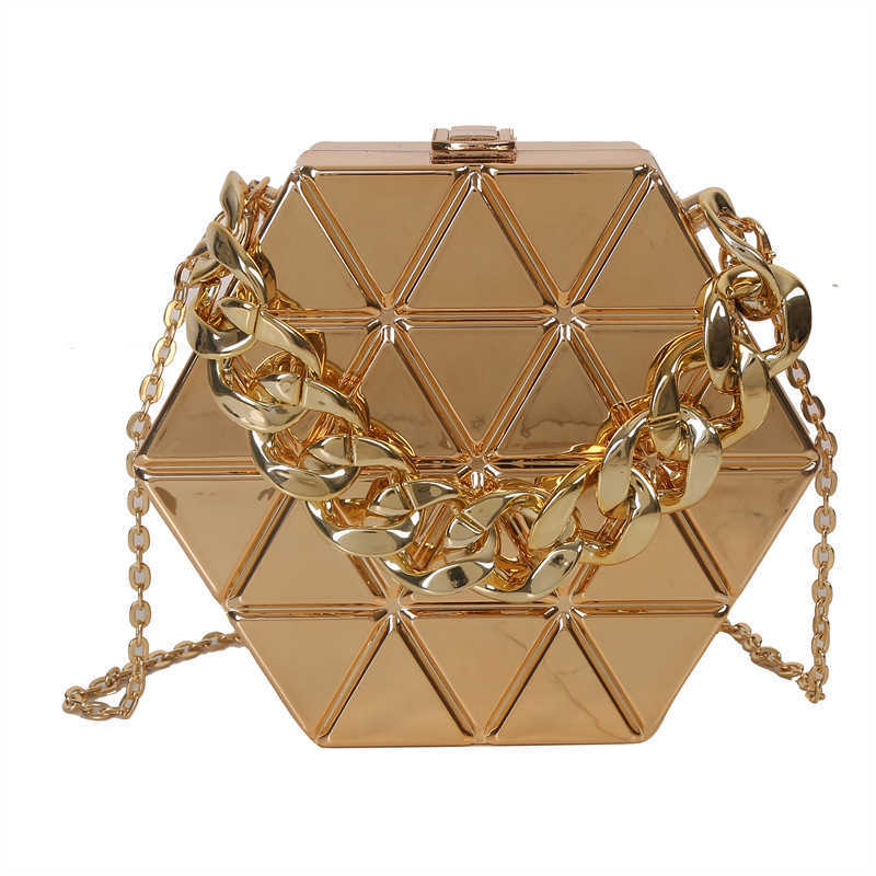 

Shoulder Bags Acrylic Bag for Women s New Niche Design Chain Single Shoulder Crossbody Box Fashion Portable Dinner 230420, Triangle