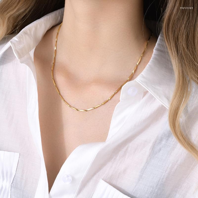 

Pendant Necklaces Simple Jewelry Women Gold Color Cute Clavicle Chain Party Girl Gifts