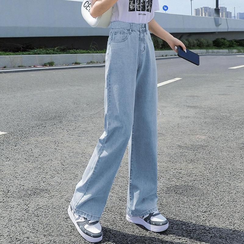 

Women's Jeans Baggy Women 2023 Women's Pants Vintage Woman High Waist Streetwear Denim Y2k Korean Fashion Female Clothing Clothes, Black