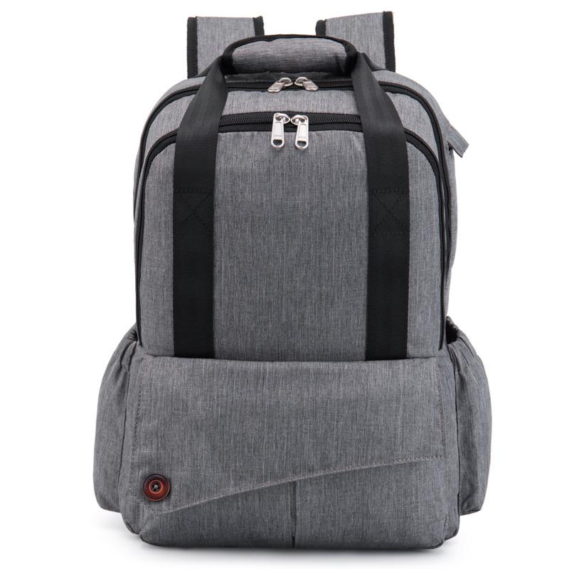 

Backpack 2023 Mammy Bag Large Capacity Travel Nappy Backpacks Multi-functional Bags Quality Mummy Convenient Baby Diaper, Gray