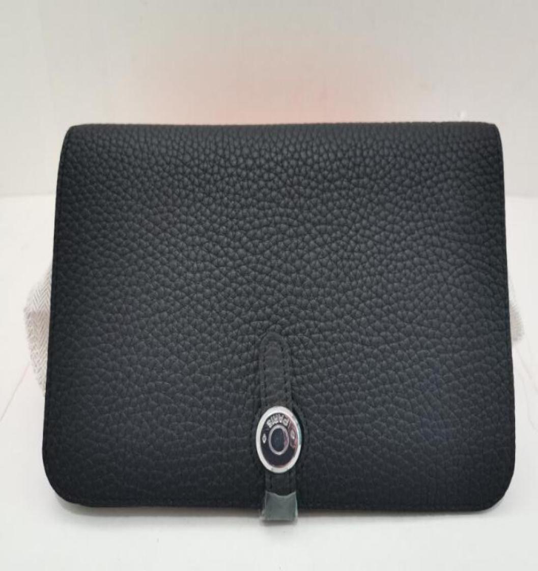 

Realfine888 3A Dogon Duo Combined Wallet Togo Calfskin Leather Purse For Women with Dust Bag Box7568270, Silver