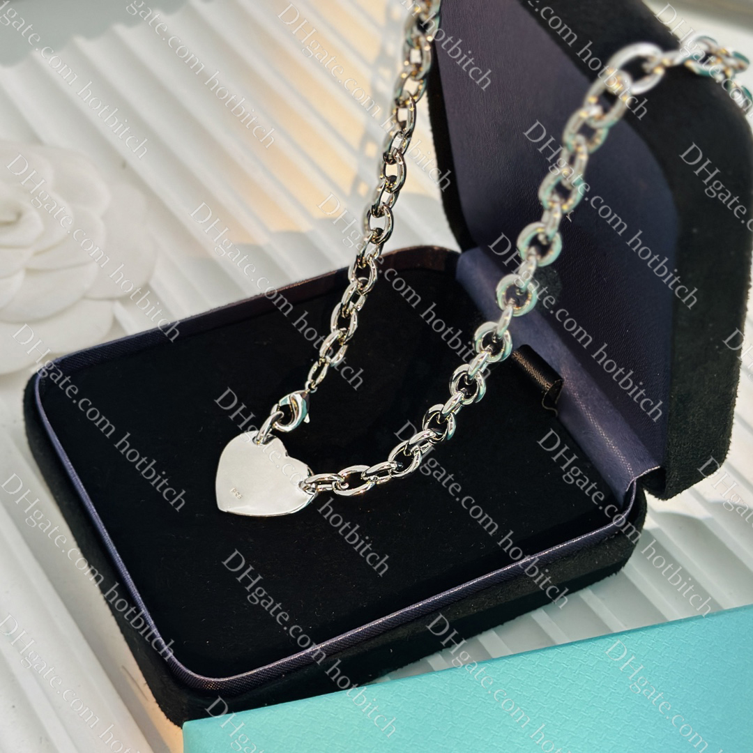 

Love Pendant Necklace Designer Letter Necklace Women 925 Sterling Silver Necklace Classic Women Pendants Chain With Box