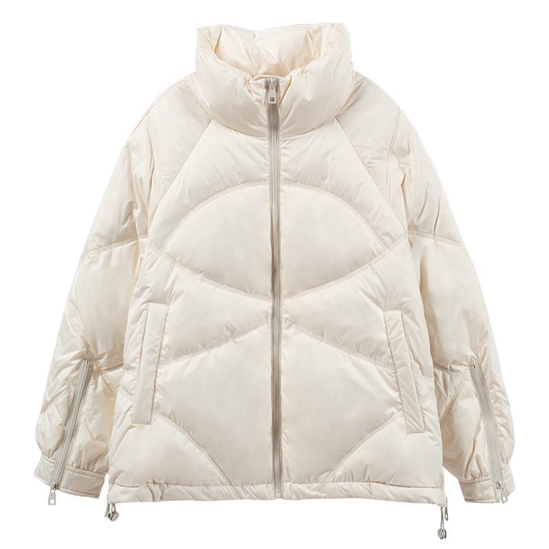 

Parkas New Women Fashion Down Jacket Casual Style Autumn Winter Long Coats And Parkas Female Outwear, Beige