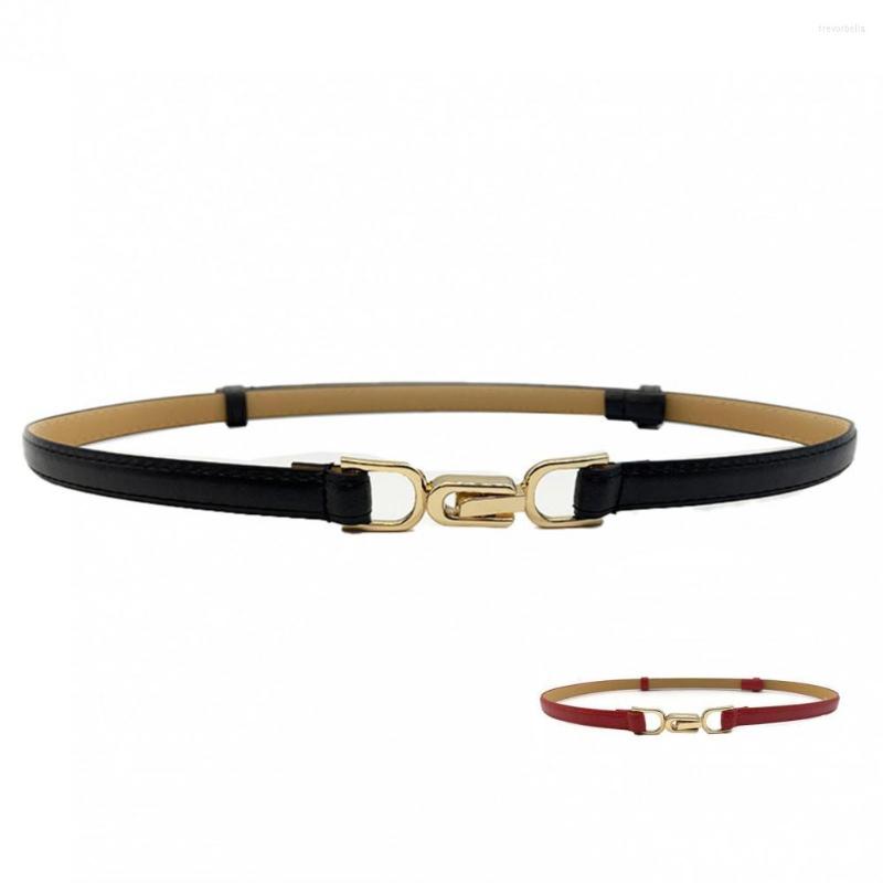 

Belts Easy To Use Faux Leather Skinny Fashion Dress Waist Belt For Outdoor, White