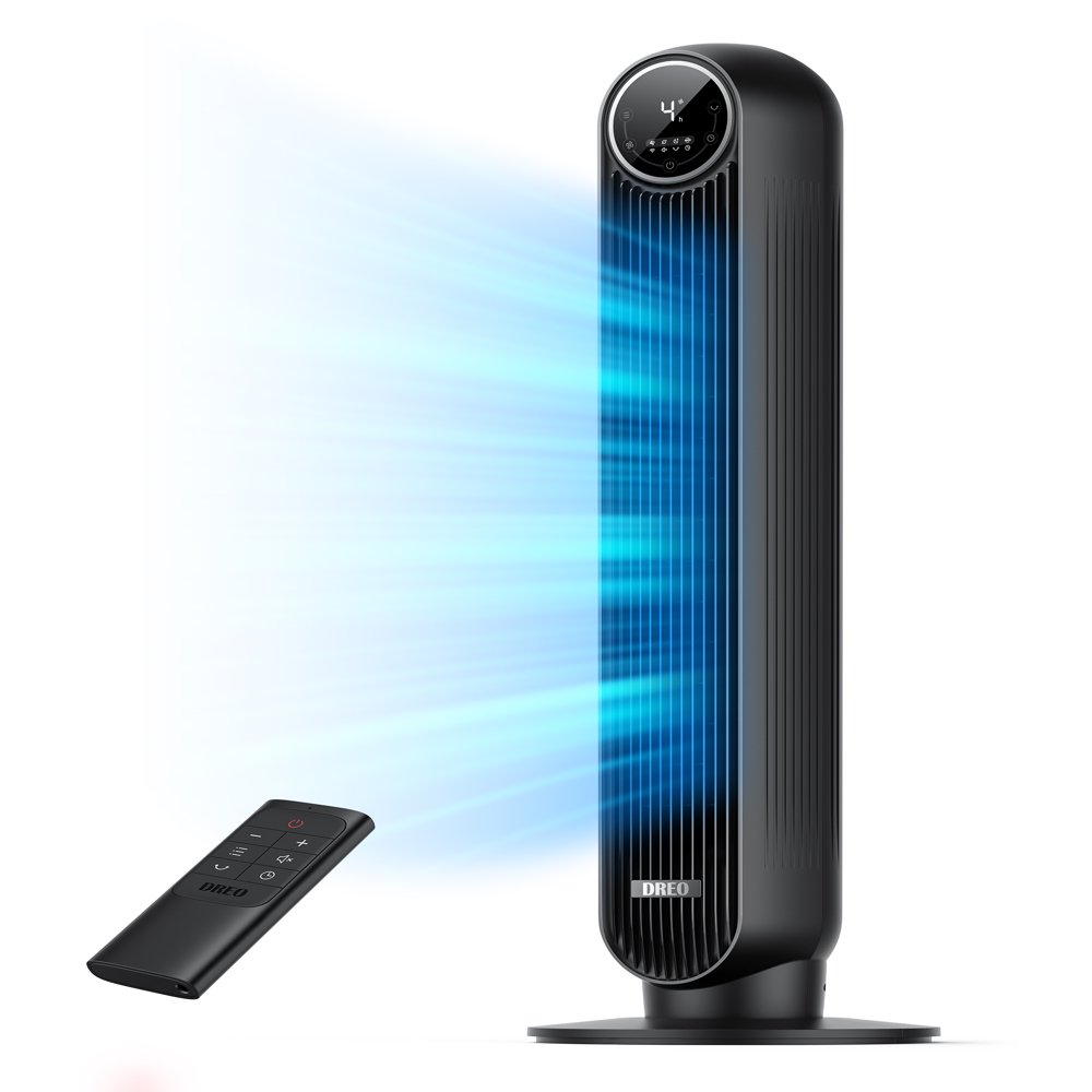 

Tower Fan, Fan, 90° Oscillating 4 Modes, Fan for Home, Fan with Remote, Large LED Display, Quiet Fan, Touch Control, Powerful Floor Fan, Ti