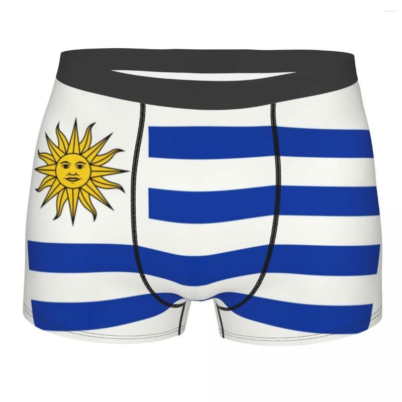 

Underpants Flag Of Uruguay Underwear Men Sexy Print Custom Boxer Shorts Panties Briefs Breathbale, Boxer briefs