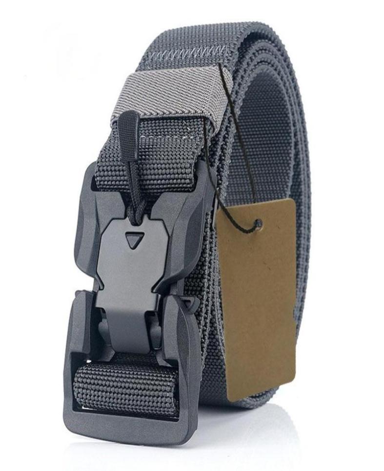 

Belts Official Genuine Tactical Belt Quick Release Magnetic Buckle Military Soft Real Nylon Sports Accessories9929112, Red