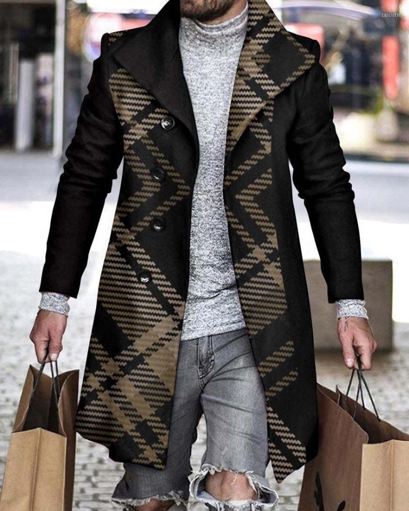 

Men's Hoodies High Quality Fashionable Plaid Printed Men's Sweater Single Breasted Cardigan Hoodie Men Clothing, Color 8