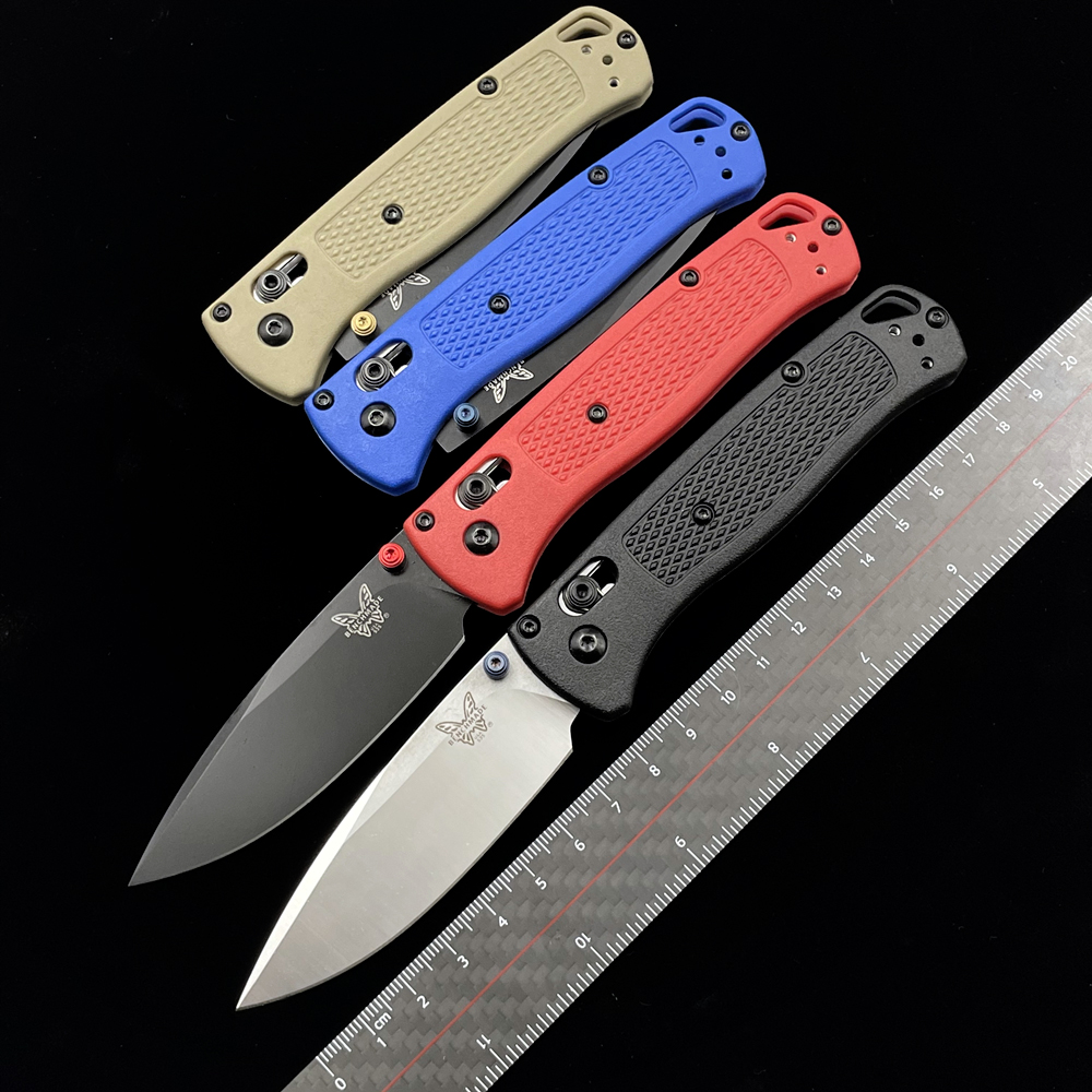 

BENCHMADE BM 535 Bugout Folding Knife 3.24 "S30V Satin Plain Blade Polymer Handle Hunting Camping BM940 BM781 BM42 A07 KNIVES