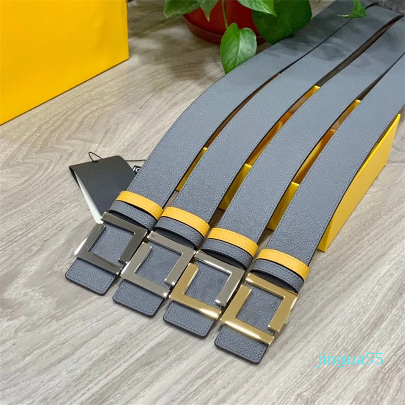 

Mens belt Belts for Women Designer cintura ceinture Genuine Leather box 4.0cm Fashion buckle DZ07, As picture