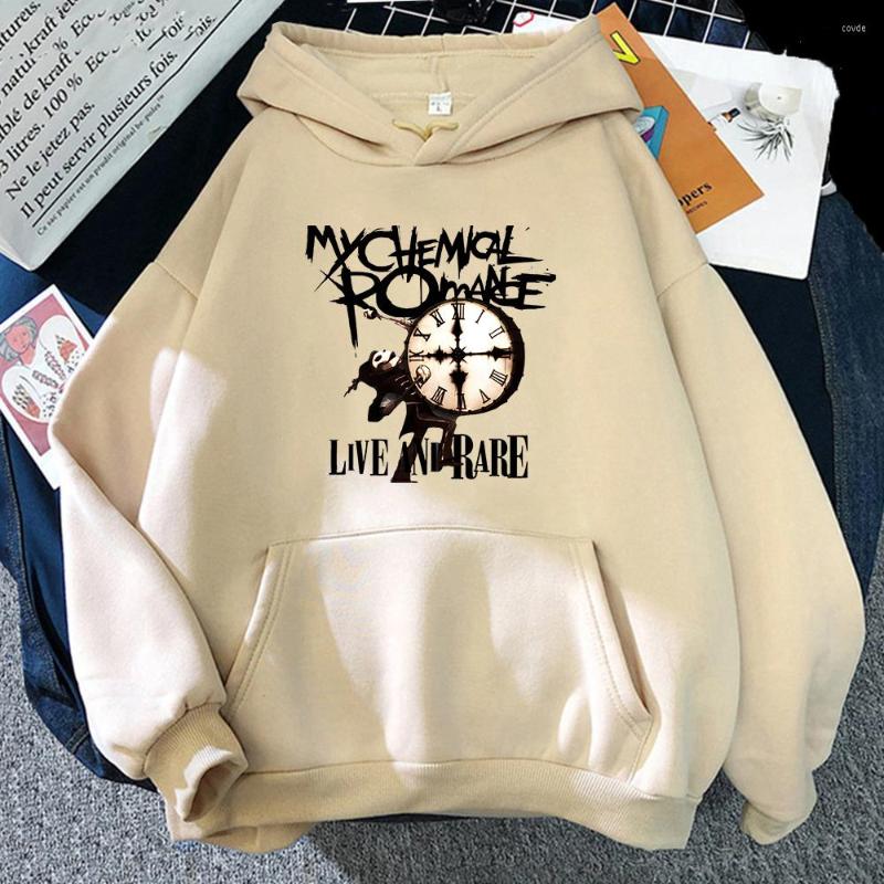 

Men's Hoodies My Romance Women Unisex Streetwear Hip Hop Vintage Sweatshirts Winter Long Sleeve K- Clothes Hooded Pullover, Gray