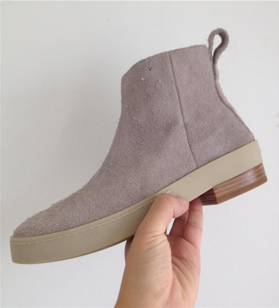 

Genuine Leather Snow Men Ankle Boots Slip On Shoes For Man Fashion High Quality boot 122020d508156324, Silver