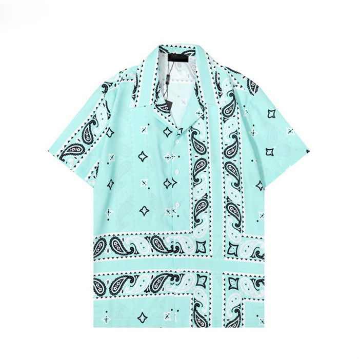 

Men Designer Shirts Summer Shoort Sleeve Casual Shirts Fashion Loose Polos Beach Style Breathable Tshirts Tees Clothing#43