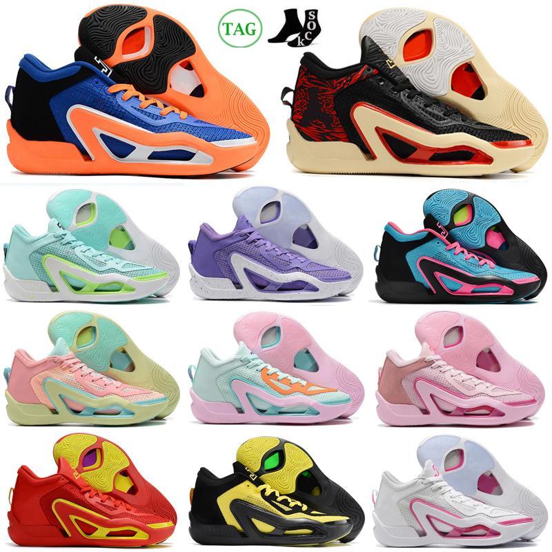 

2023 JAYSON Tatums 1 Shoes Lemonade Archer Ave FIRST SIGNATURE Men Basketball Shoe high quality White University Red Blue Gold Man Sports shoes Sneakers, #14