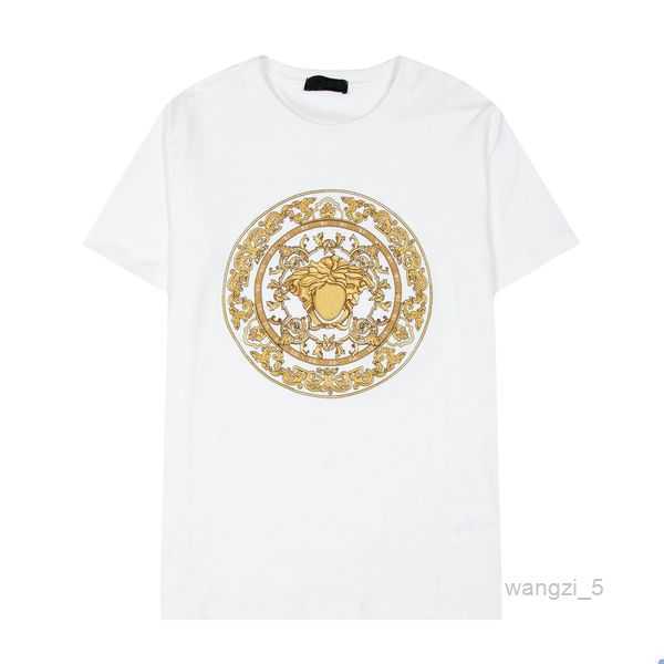 

Men's T-shirts Summer Top Mens Skulls Rhinestones t Shirts Modal Cotton o Neck Short Sleeve Slim Tee Shirt66 1, White