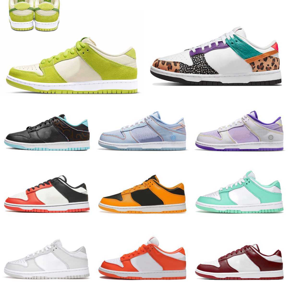 

Designers SB Lows Running Shoes DuNkS Barber Shop Union Low Sports Bart Simpson Green Cherry Sun Club Women Men Safari TS Paisley UNC Blue Raspberry Trainer Sneakers, Please contact us