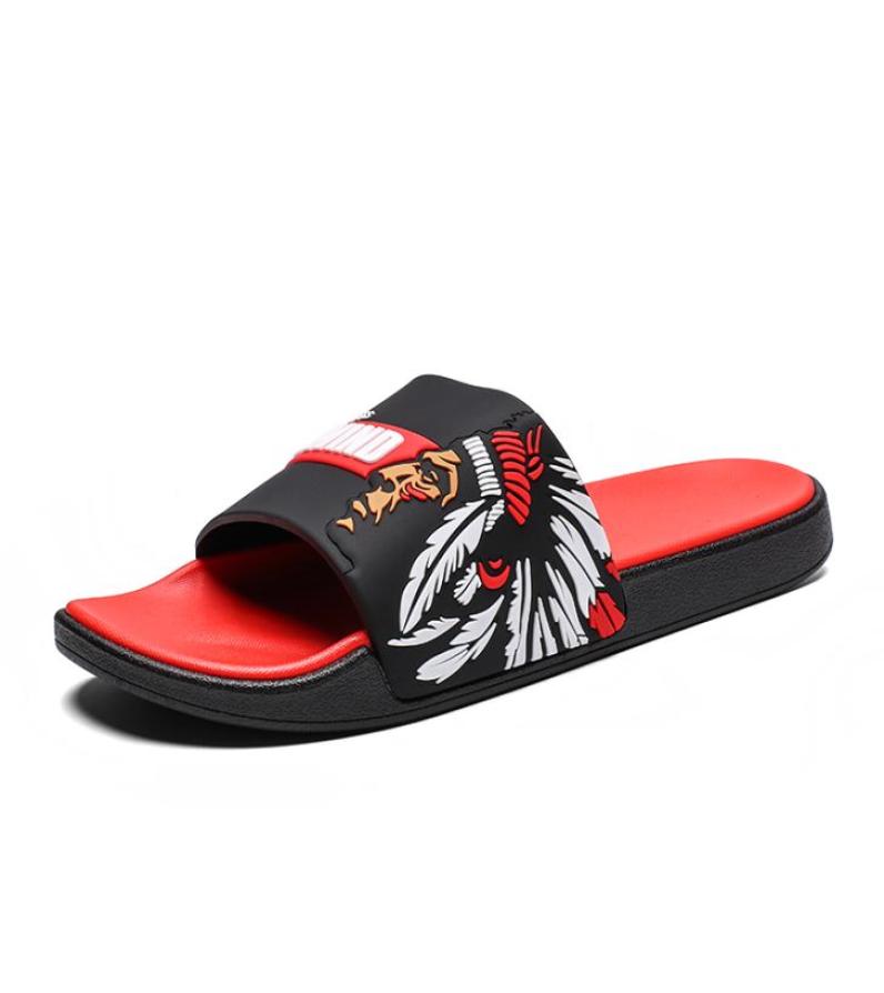 

Men039s summer fashion classic slippers 2021 personalized sandals outdoor nonslip sandal flipflops size 40451652908, Red