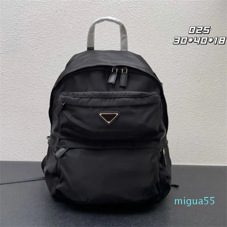

Designer-Travel Backpack Nylon bag Sports bag tote nylon cloth bag bucket Crossbody, Black