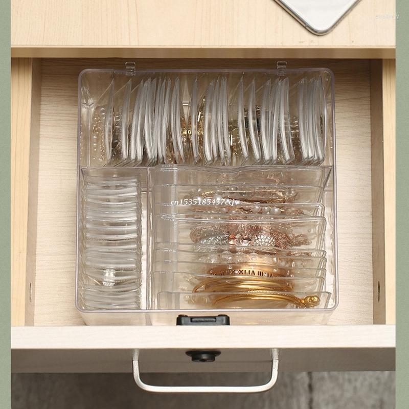

Jewelry Pouches Storage Box Self Sealing PVC Bags Clear Earrings Dropship